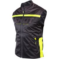 Enduroväst Bodywarmer Lite 2.0 Svart/Neongul Shot