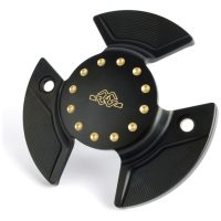 Engine Cover Black/Gold Yamaha T-Max 530/560 GILLES TOOLING