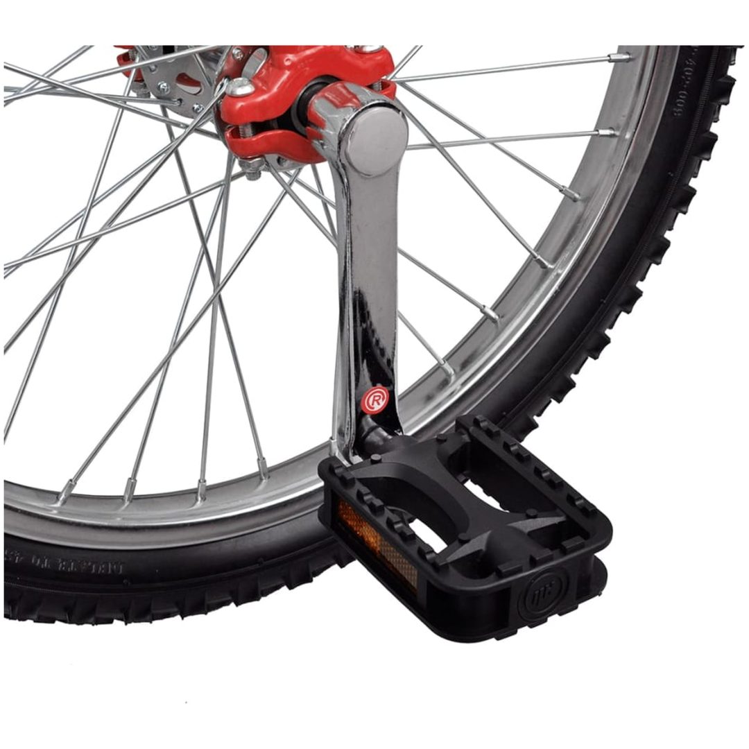 Enhjuling justerbar 20 tum röd vidaXL 50.8 cm – bild 4