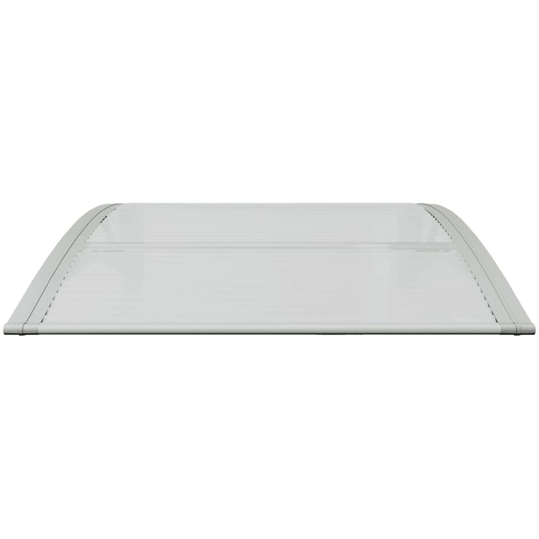 Entrétak grå och transparent 80x75 cm polykarbonat vidaXL 80 x 80 cm – bild 4