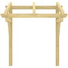Entrétak impregnerad massiv furu vidaXL 100 x 100 x 80 cm – miniatyr 3