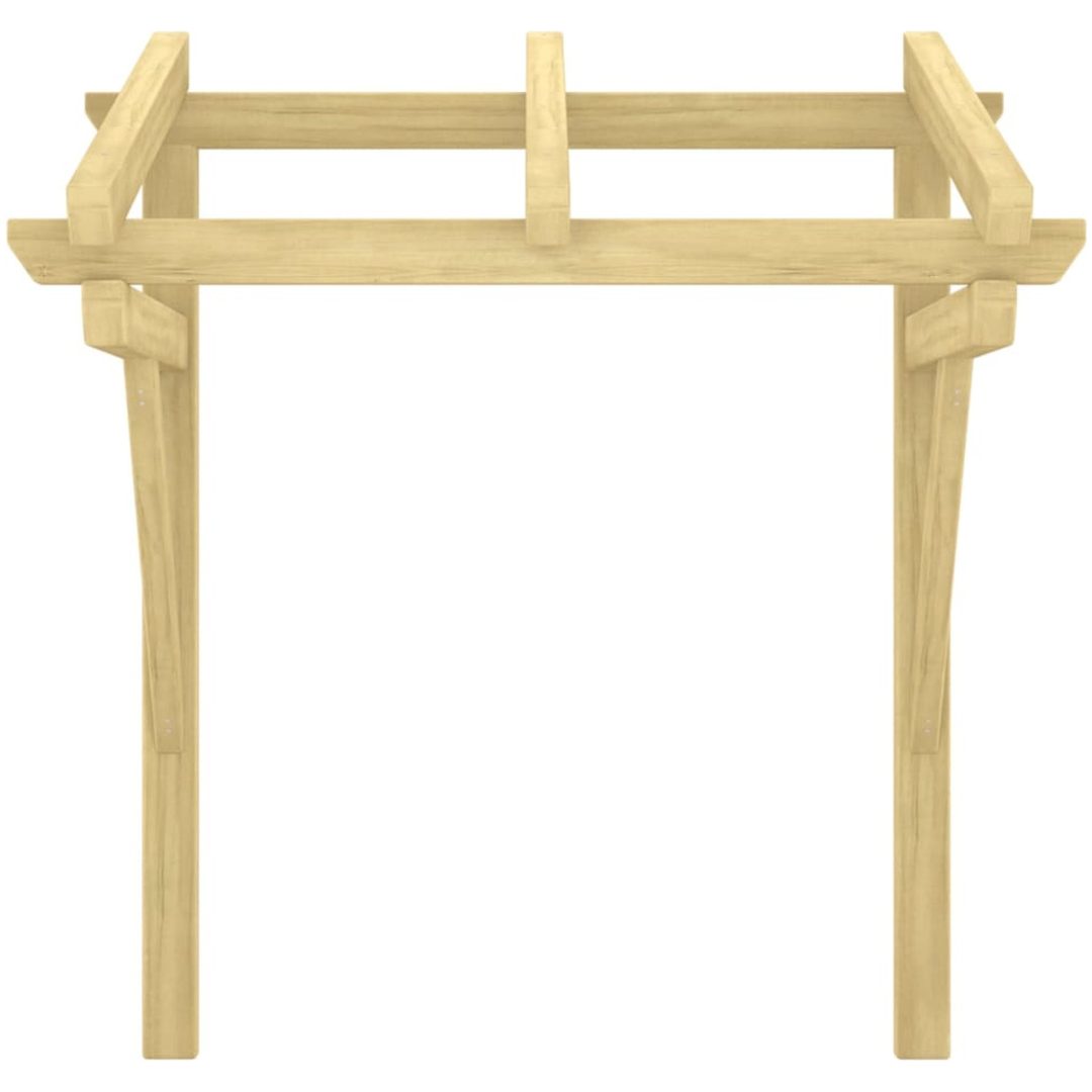 Entrétak impregnerad massiv furu vidaXL 100 x 100 x 80 cm – bild 3