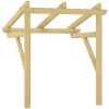 Entrétak impregnerad massiv furu vidaXL 100 x 100 x 80 cm – miniatyr 5
