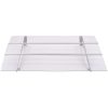 Entrétak silver och transparent polykarbonat vidaXL 120 x 90 cm – miniatyr 2