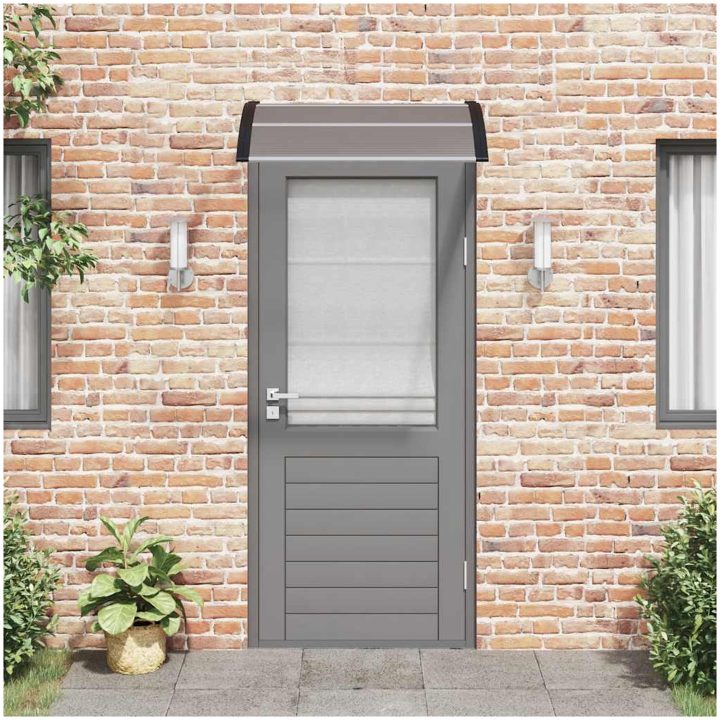 Entrétak svart 100x75 cm polykarbonat vidaXL 80 x 100 cm – bild 3