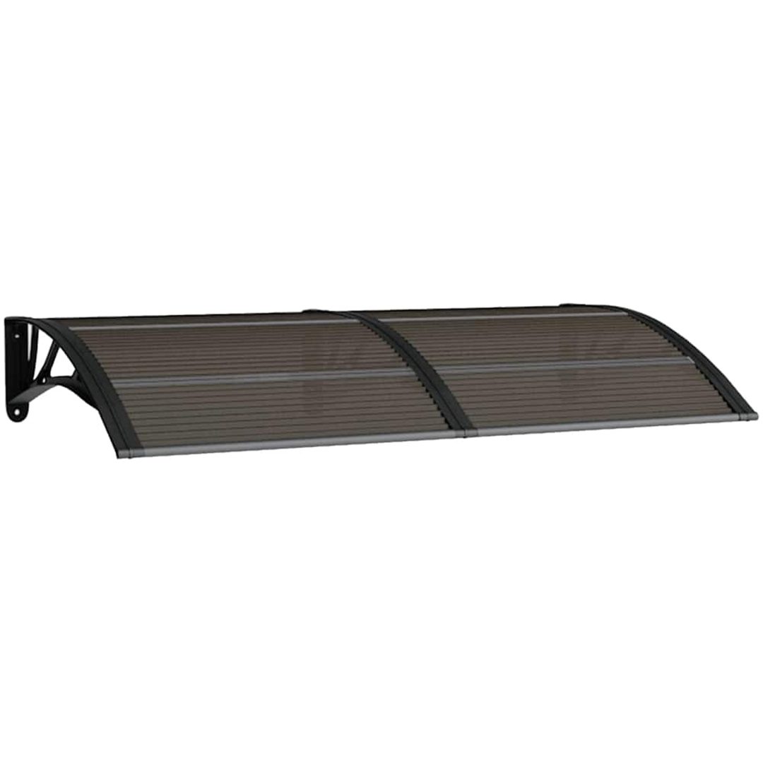 Entrétak svart 150x75 cm polykarbonat vidaXL 150 x 80 cm – bild 2