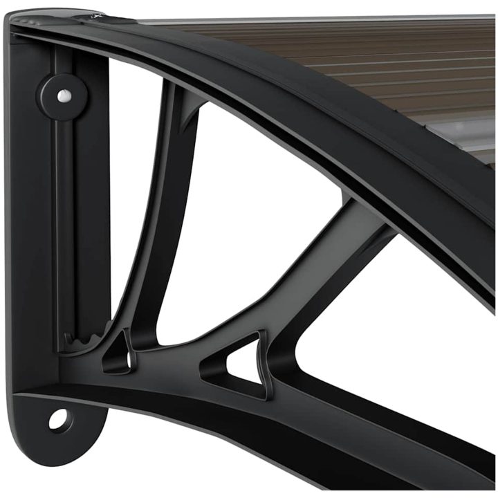 Entrétak svart 150x75 cm polykarbonat vidaXL 150 x 80 cm – bild 6