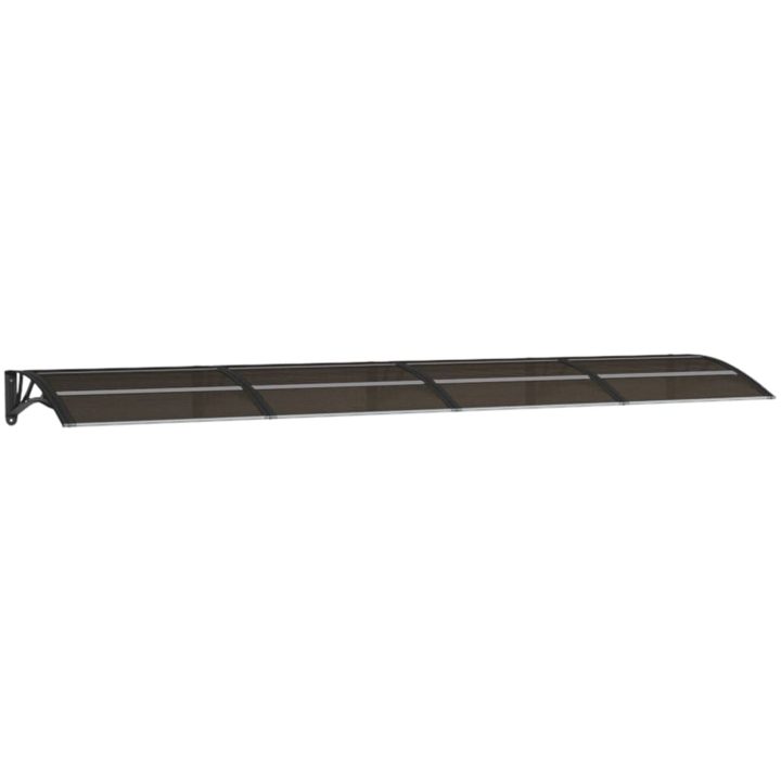 Entrétak svart 350x75 cm polykarbonat vidaXL N/a – bild 2