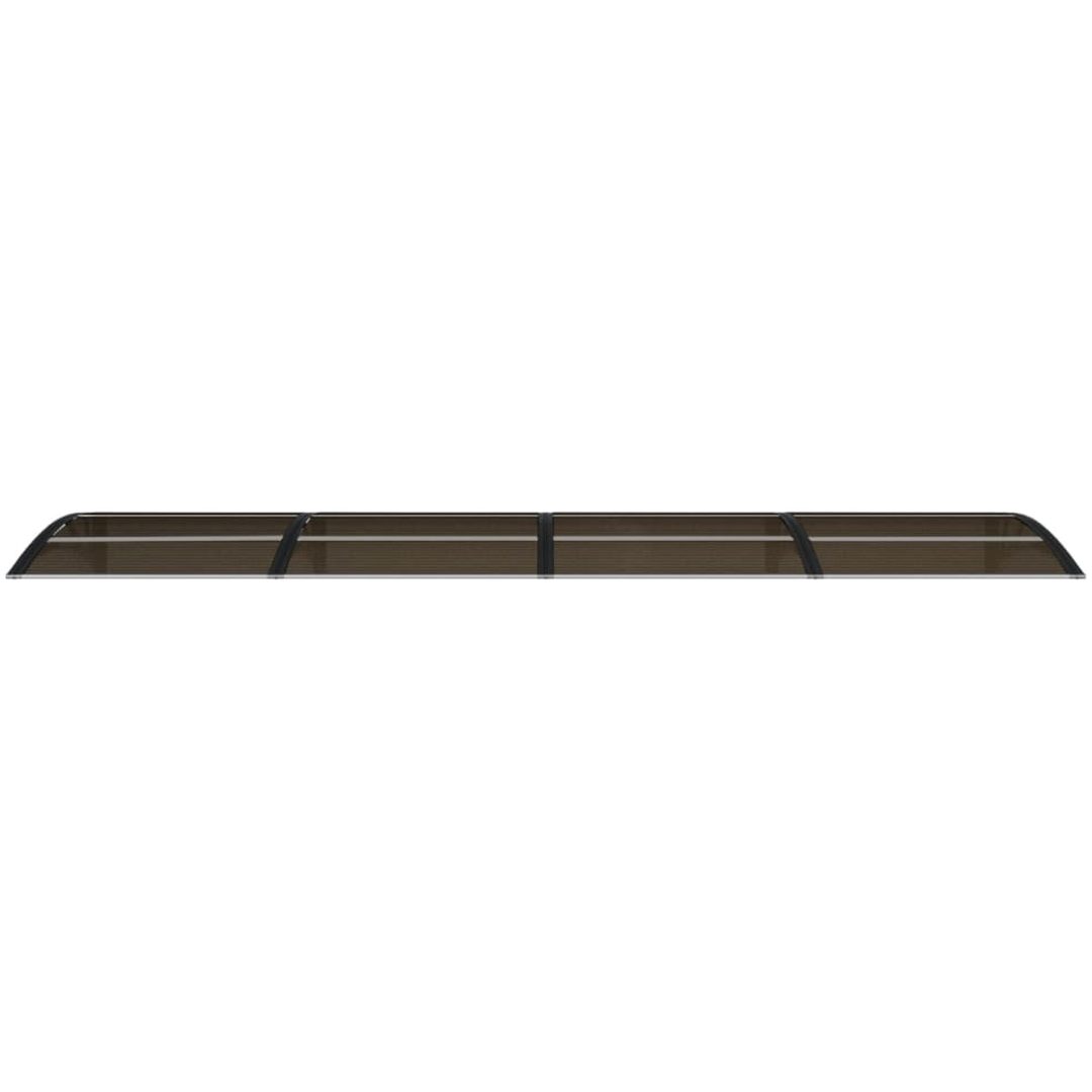 Entrétak svart 350x75 cm polykarbonat vidaXL N/a – bild 3