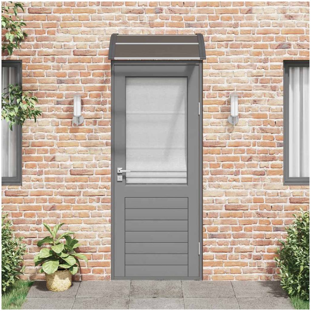 Entrétak svart 80x75 cm polykarbonat vidaXL N/a – bild 3