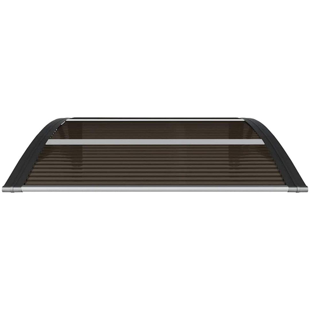 Entrétak svart 80x75 cm polykarbonat vidaXL N/a – bild 4