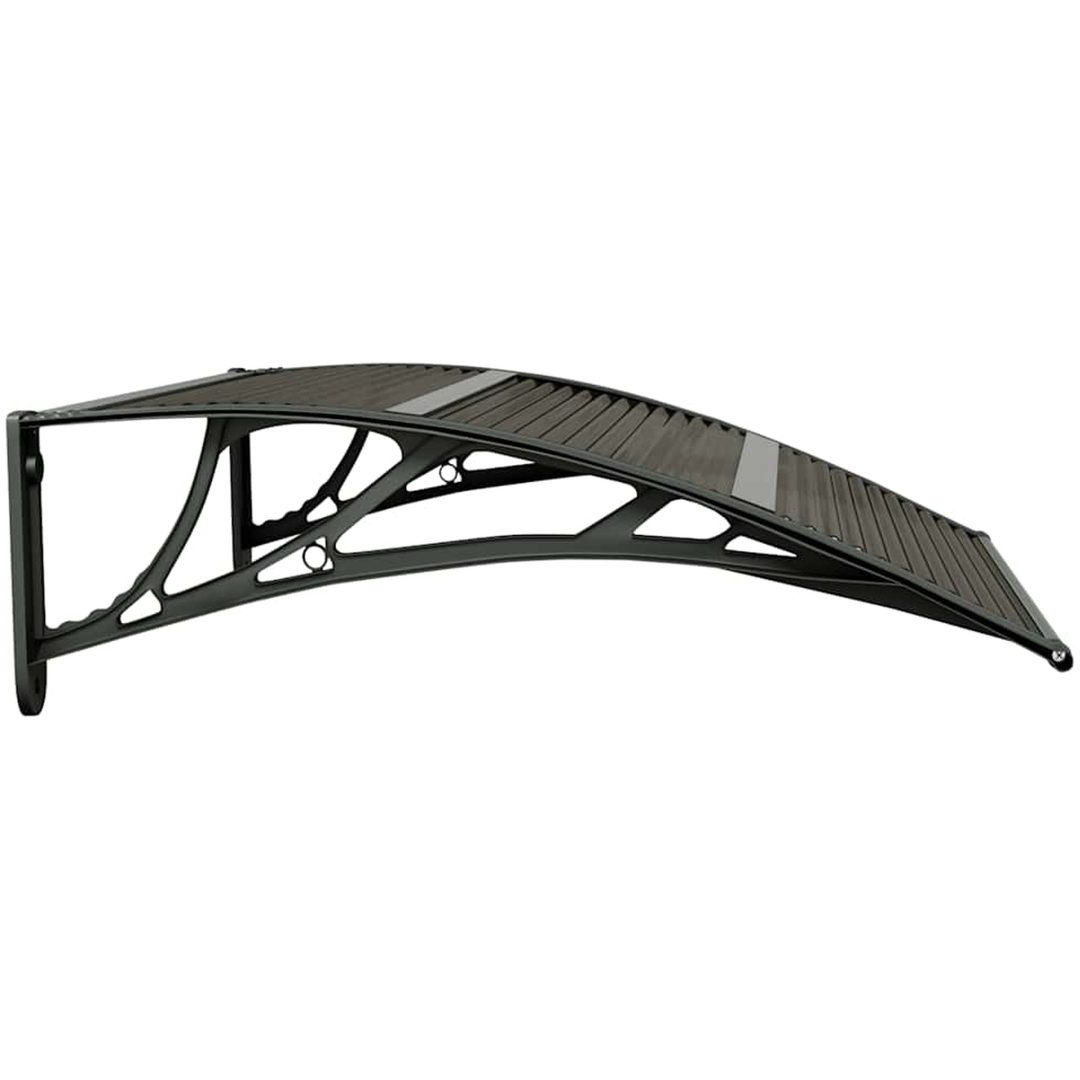 Entrétak svart 80x75 cm polykarbonat vidaXL N/a – bild 5
