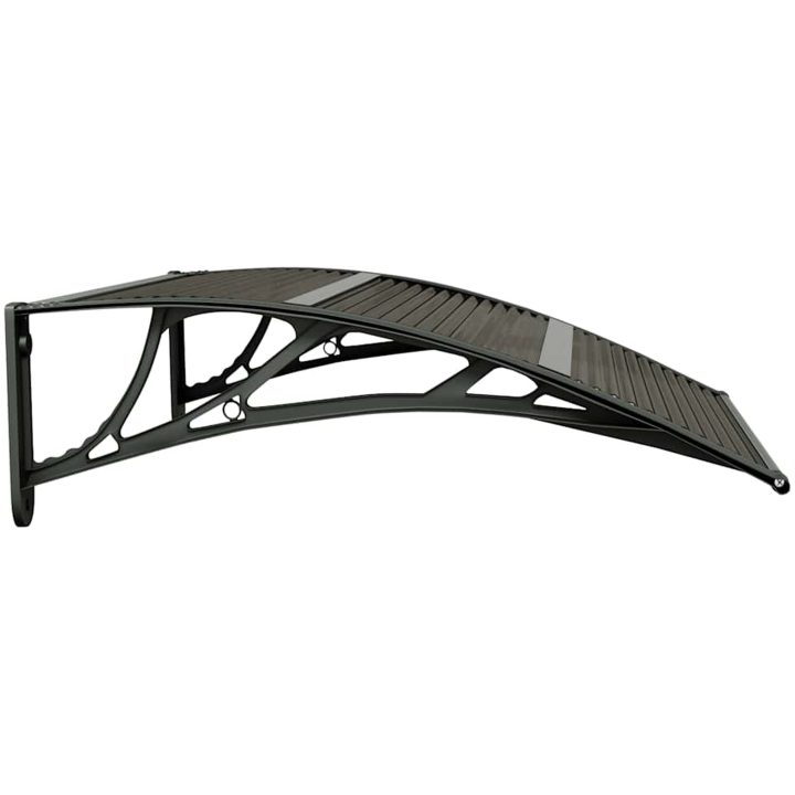 Entrétak svart 80x75 cm polykarbonat vidaXL N/a – bild 5