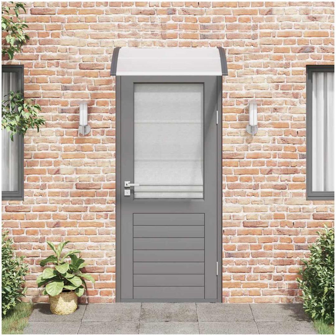 Entrétak svart och transparent 100x75 cm polykarbonat vidaXL N/a – bild 3
