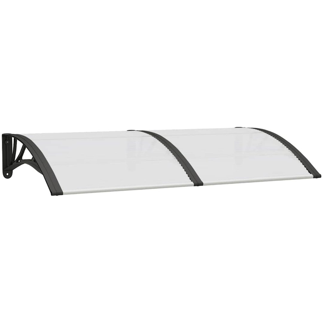 Entrétak svart och transparent 150x75 cm polykarbonat vidaXL N/a – bild 2