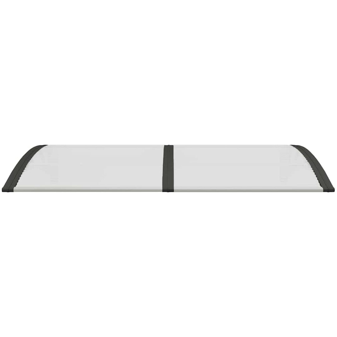Entrétak svart och transparent 150x75 cm polykarbonat vidaXL N/a – bild 4