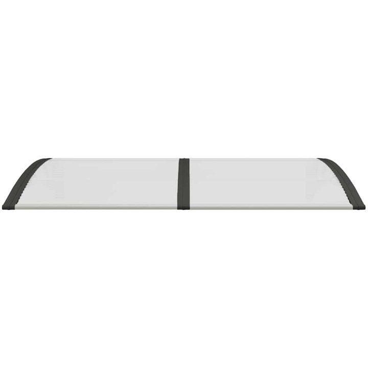 Entrétak svart och transparent 150x75 cm polykarbonat vidaXL N/a – bild 4