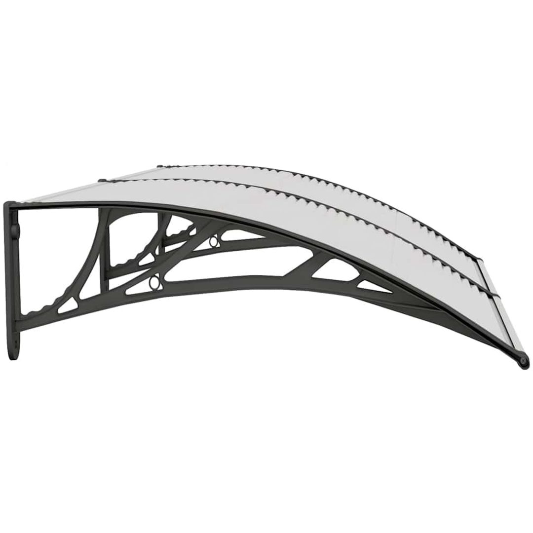 Entrétak svart och transparent 150x75 cm polykarbonat vidaXL N/a – bild 5