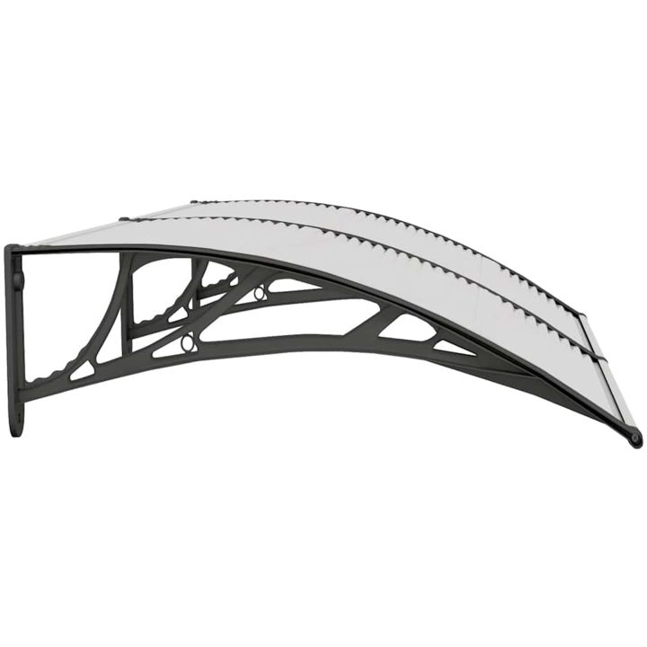 Entrétak svart och transparent 150x75 cm polykarbonat vidaXL N/a – bild 5