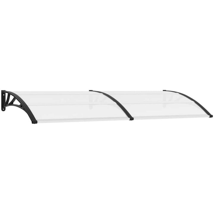 Entrétak svart och transparent 240x75 cm PC vidaXL 240 x 80 cm – bild 2