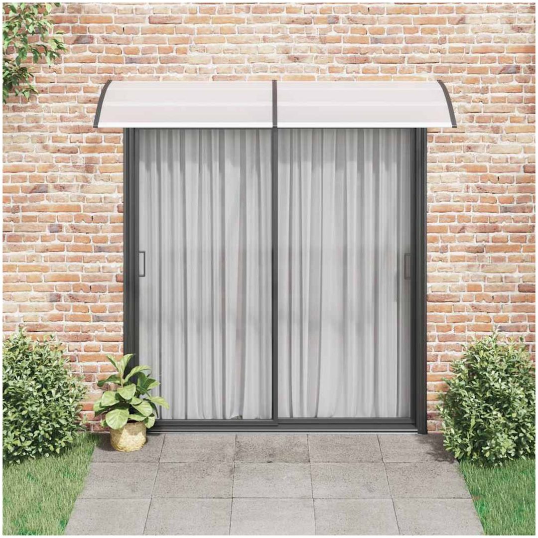 Entrétak svart och transparent 240x75 cm PC vidaXL 240 x 80 cm – bild 3