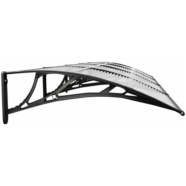 Entrétak svart och transparent 350x75 cm polykarbonat vidaXL N/a – bild 5