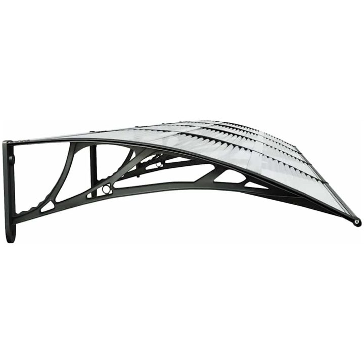 Entrétak svart och transparent 400x75 cm polykarbonat vidaXL N/a – bild 5