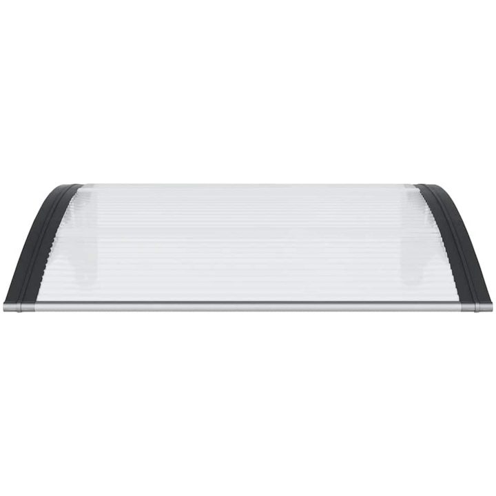 Entrétak svart och transparent 80x75 cm polykarbonat vidaXL N/a – bild 4