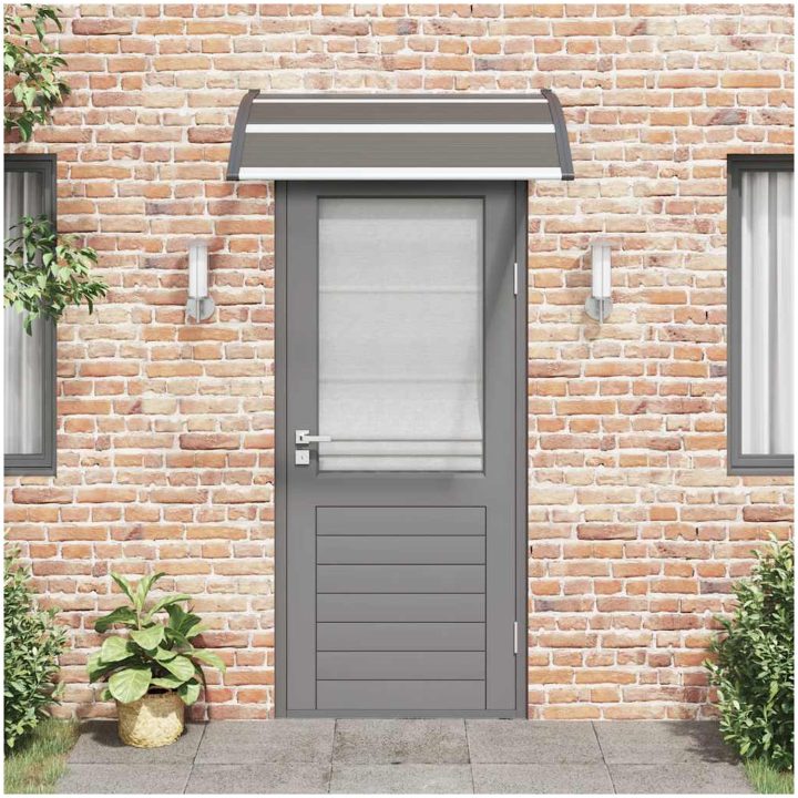 Entrétak svart PC vidaXL 120 x 100 cm – bild 3