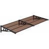 Entrétak svart polykarbonat vidaXL 152.5 x 90 cm – miniatyr 2