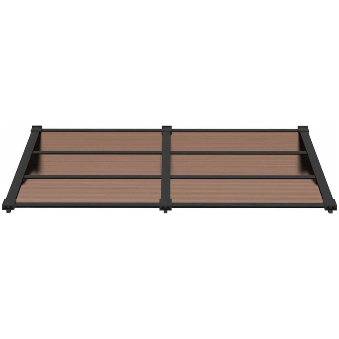 Entrétak svart polykarbonat vidaXL 152.5 x 90 cm – bild 3