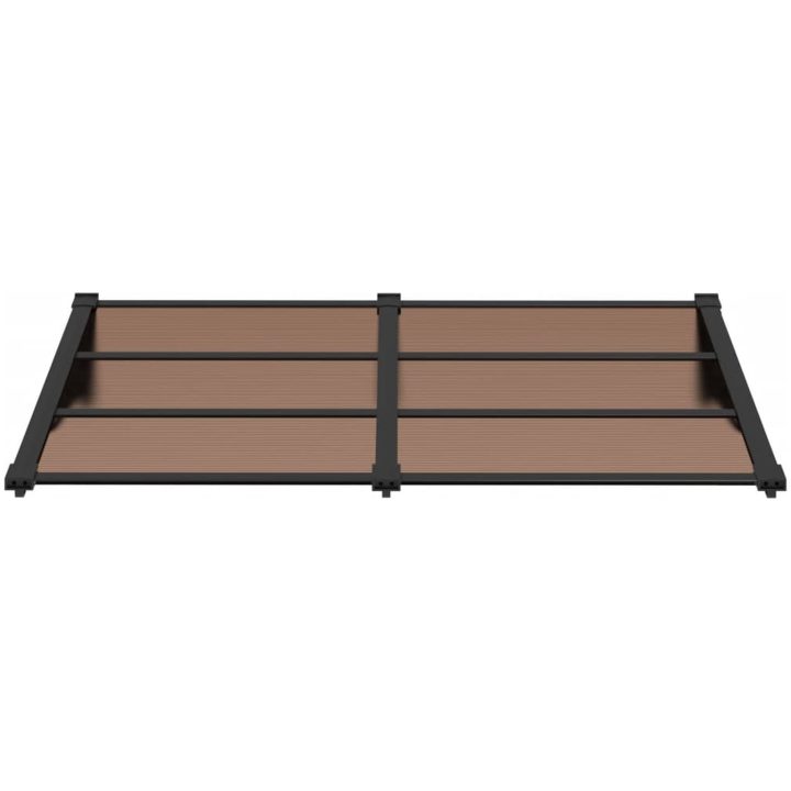 Entrétak svart polykarbonat vidaXL 152.5 x 90 cm – bild 3