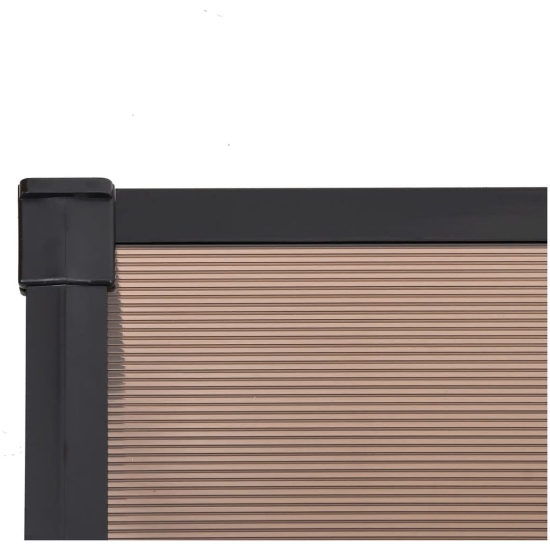 Entrétak svart polykarbonat vidaXL 152.5 x 90 cm – bild 5