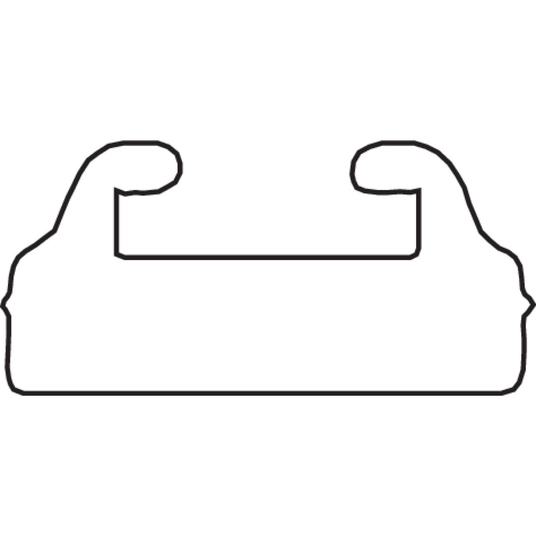 Ersättningsskena Svart GARLAND – bild 2