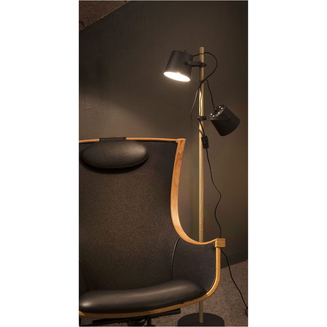 Espresso ANETA HOME Sockel E27 Svart /Trä – bild 4