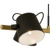 Espresso Taklampa 6:a, Svart/trä ANETA HOME Sockel E27 Svart /Trä – miniatyr 5