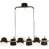 Espresso Taklampa 6:a, Svart/trä ANETA HOME Sockel E27 Svart /Trä – miniatyr 1