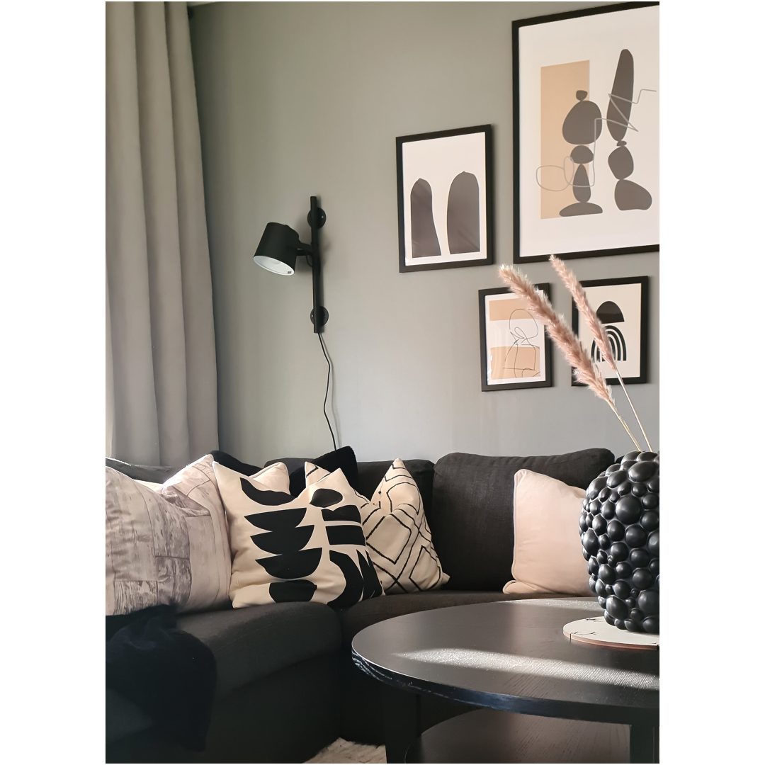 Espresso Vägglampa, Svart ANETA HOME Svart – bild 2