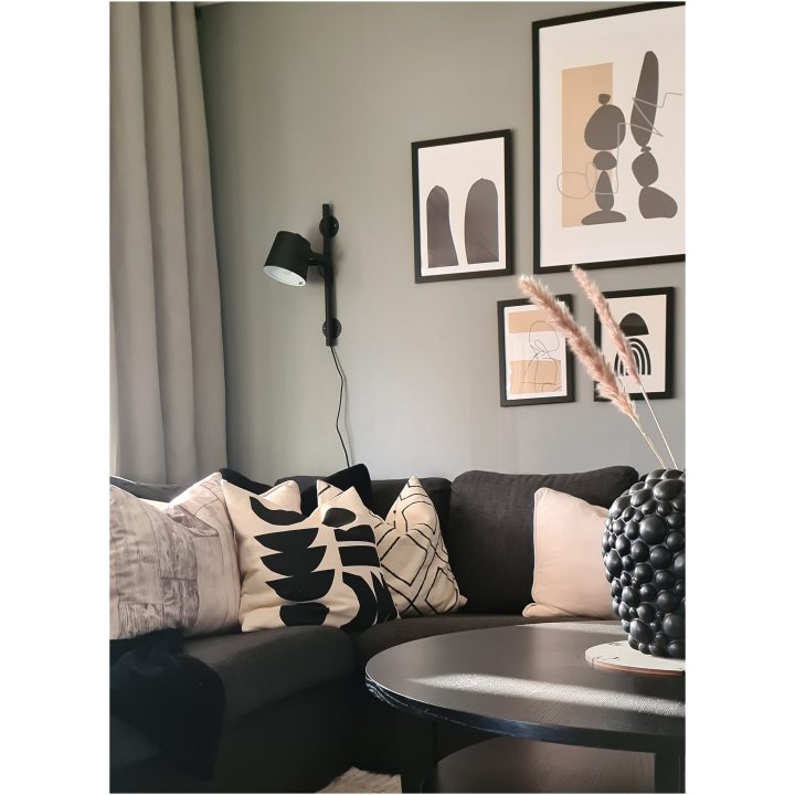 Espresso Vägglampa, Svart ANETA HOME Svart – bild 2