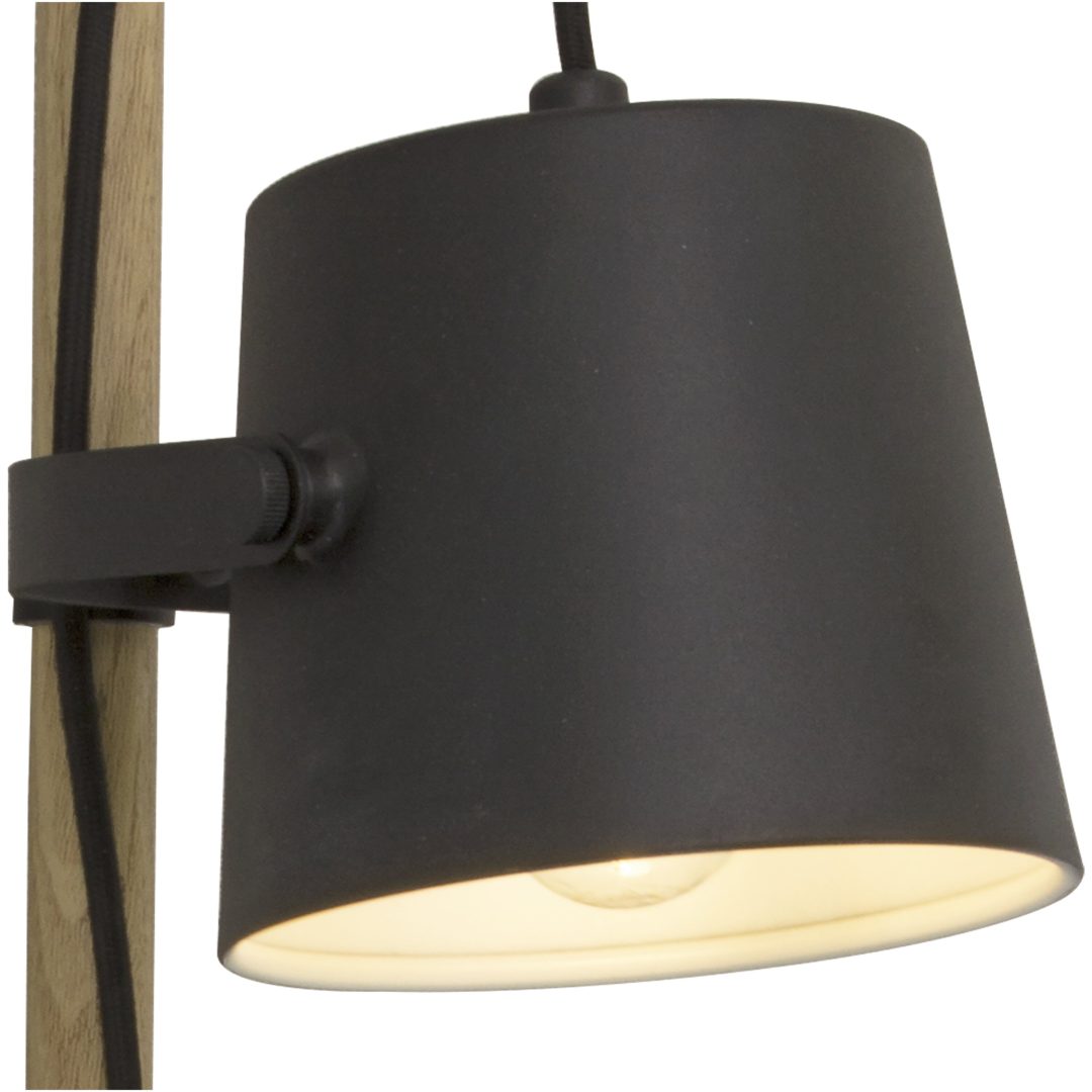 Espresso Vägglampa, Svart/trä ANETA HOME Svart /Trä – bild 2