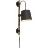 Espresso Vägglampa, Svart/trä ANETA HOME Svart /Trä – miniatyr 1