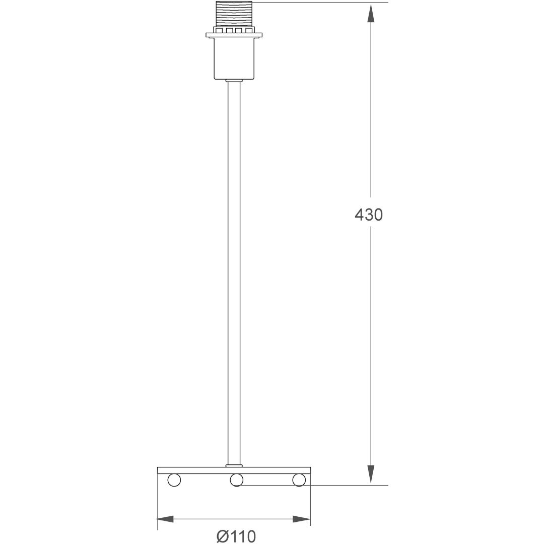 Ester Bordlampa, Silver ANETA HOME Brass – bild 6