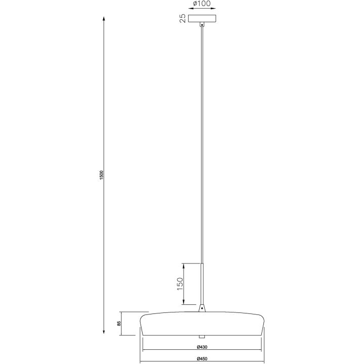 Eta Taklampa, Svart ANETA HOME – bild 6