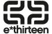 E*THIRTEEN logotyp