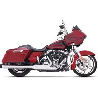 EXHAUST 2-1 SYSTEM FLH CHROME/BLACK