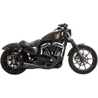 EXHAUST 2 INTO 1 STAINLESS UPSWEEP BLACK SPORTSTER