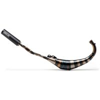 Exhaust Carrera R3 Glossy Black Aprilia/Yamaha 70/80cc Not Approved YASUNI