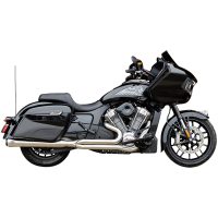 Exhaust Qualifier 2:1 Brushd SS 49 State Indian w/Powerplus