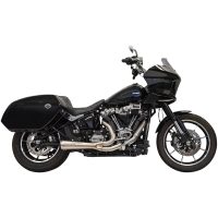 Exhaust Short Ripper 2:1 w/Megaphone Stainless M8 Softail