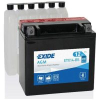 Exide Batteri ETX14-BS, 12V 12Ah
